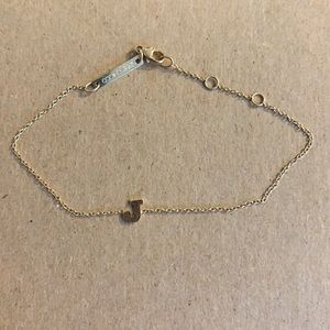 Zoe Chicco ‘J’ Bracelet